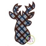 Deer Head Applique | Machine Embroidery Designs by JuJu