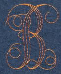 Embroidery Bean Stitch Interlaced Monogram Machine Embroidery Designs by JuJu