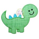 Dinosaur Applique | Machine Embroidery Designs by JuJu