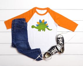 Dinosaur Applique 1 | Machine Embroidery Designs by JuJu