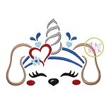 Dog Unicorn Horn Embroidery | Machine Embroidery Designs by JuJu