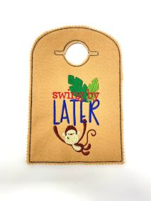 ITH Doorknob Hangers Set 2 | Machine Embroidery Designs by JuJu