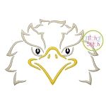 Eagle Mascot Embroidery | Machine Embroidery Designs by JuJu