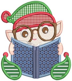 Christmas Readers Machine Embroidery Designs by JuJu