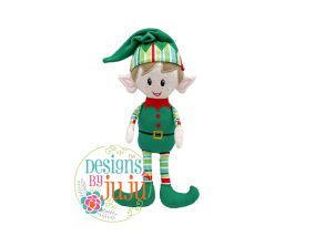 Elvin The Elf In The Hoop | Machine Embroidery Designs by JuJu