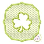 Embossed Shamrock Embroidery | Machine Embroidery Designs by JuJu