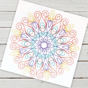 Emma Mandala | Machine Embroidery Designs by JuJu/ Sew Embroidable 