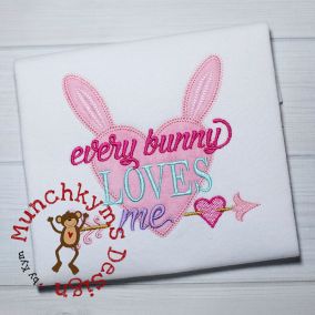 Every Bunny Loves Me | Machine Embroidery Designs by JuJu