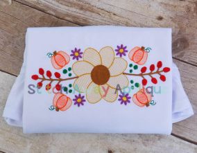 Fall Floral | Machine Embroidery Designs by JuJu