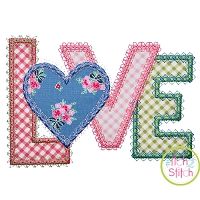 Fancy Love Applique | Machine Embroidery Designs by JuJu