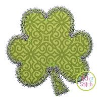 Fancy Shamrock Applique | Machine Embroidery Designs by JuJu