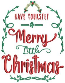 Farm Fresh Christmas 4 Machine Embroidery Designs by JuJu