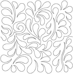 Feathers 2 End-to-End Quilting | Machine Embroidery Designs by JuJu
