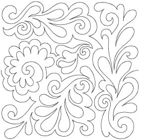 Feathers 4 End-to-End Quilting | Machine Embroidery Designs by JuJu