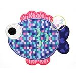 Fish Applique | Machine Embroidery Designs by JuJu
