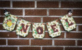 In The Hoop Big Set of Pennant and Bunting Shapes Set 1 | Machine Embroidery Designs by JuJu