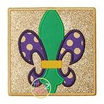 Fleur de lis Box Applique | Machine Embroidery Designs by JuJu