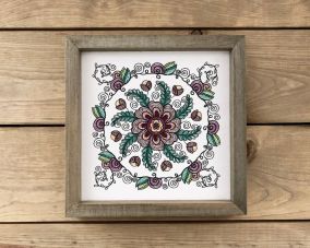 Floral Mandalas 4 | Machine Embroidery Designs by JuJu                                
                            