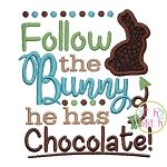 Follow the Bunny Applique | Machine Embroidery Designs by JuJu
