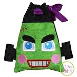 ITH Frankenstein Treat Bag | Machine Embroidery Designs by JuJu