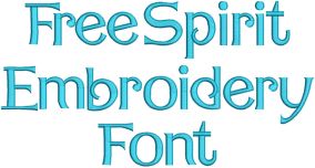 Free Spirit Embroidery Font Machine Embroidery Designs by JuJu