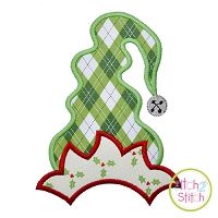 Funky Elf Hat Applique | Machine Embroidery Designs by JuJu
