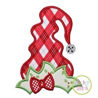 Funky Girl Elf Hat Applique | Machine Embroidery Designs by JuJu