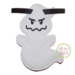 ITH Ghost Banner Charm | Machine Embroidery Designs by JuJu