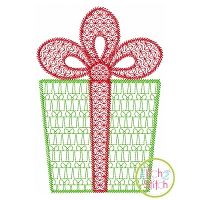 Gift Motif Embroidery | Machine Embroidery Designs by JuJu