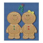 Sweet Gingerbread Christmas Machine Embroidery Designs by JuJu