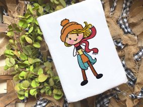 Fall Stix People | Machine Embroidery Designs by JuJu