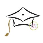 Graduation Cap Embroidery | Machine Embroidery Designs by JuJu