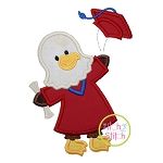 Graduation Eagle Applique | Machine Embroidery Designs by JuJu