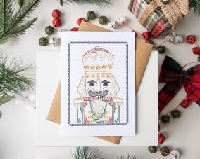 Christmas Greeting Cards 16 | Machine Embroidery Designs by JuJu