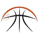 Half Basketball | Machine Embroidery Designs by JuJu
