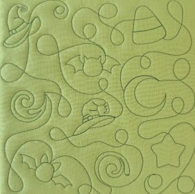 Halloween 1 Quilting Backdrops Design | Machine Embroidery Designs by JuJu