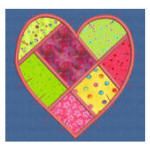 Simply Hearts Applique Machine Embroidery Designs by JuJu 