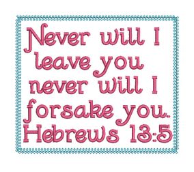 Hebrews 13:5