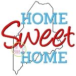 Home Sweet Home Maine Embroidery | Machine Embroidery Designs by JuJu