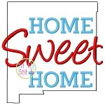 Home Sweet Home New Mexico Embroidery | Machine Embroidery Designs by JuJu