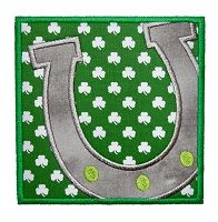 Horseshoe Box Applique | Machine Embroidery Designs by JuJu
