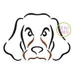 Hound Dog Mascot Embroidery | Machine Embroidery Designs by JuJu