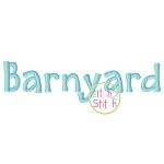 Barnyard Embroidery Font