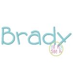 Brady Embroidery Font | Machine Embroidery Designs by JuJu