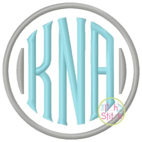 Itch 2 Stitch Clubhouse Monogram Digital Embroidery Machine Designs by JuJu