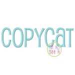 Copycat Embroidery Font | Machine Embroidery Designs by JuJu