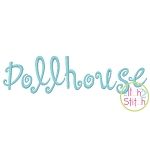 Dollhouse Embroidery Font | Machine Embroidery Designs by JuJu