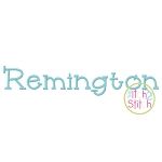 Remington Embroidery Font | Machine Embroidery Designs by JuJu