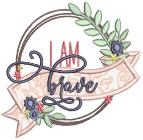 I Am Wreaths Machine Embroidery Designs by JuJu