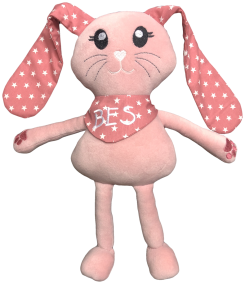 Cute Bunny Softie | Machine Embroidery Designs by JuJu